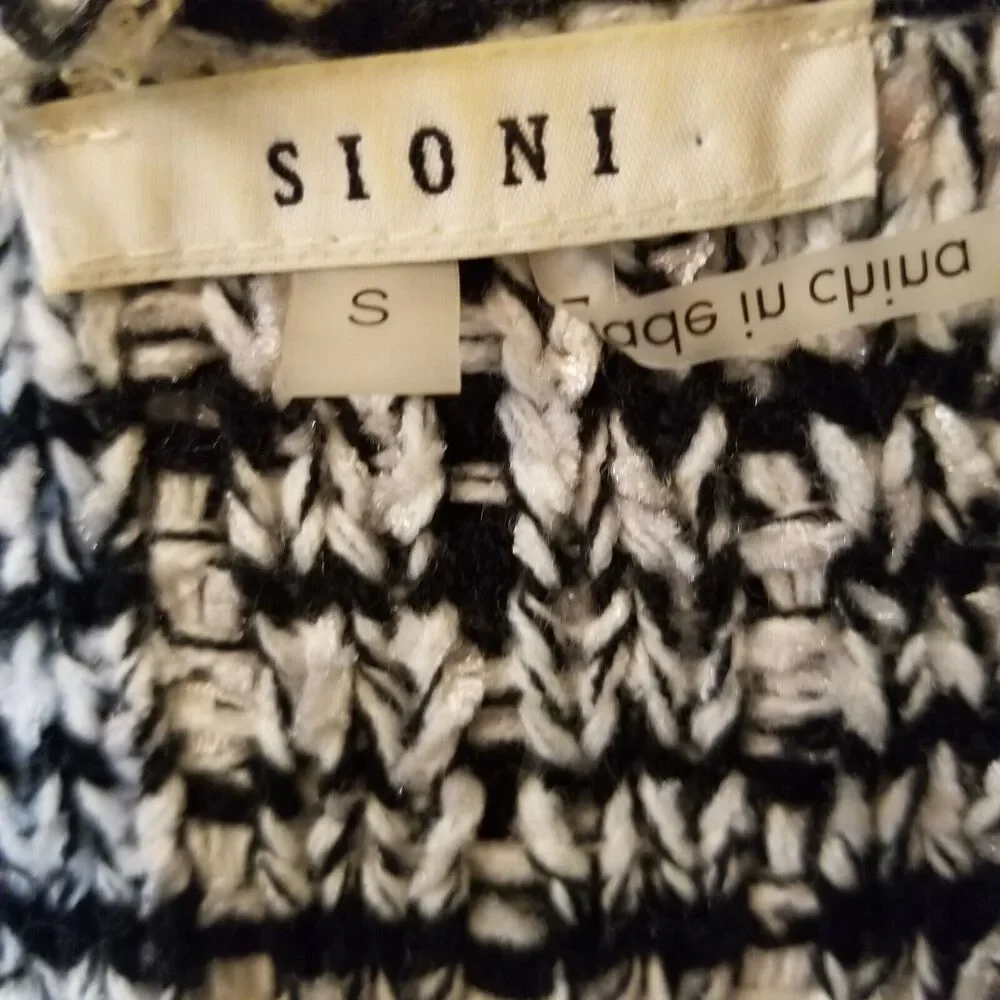 Sioni Sweater Jacket Cardigan Blazer Knit Grandma Rich Womens Small Old Money